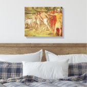 Romulus markeert de grenzen van Rome Canvas Afdruk (Insitu (Slaapkamer))