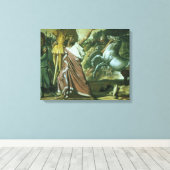 Romulus, veroveraar van Acron, die z'n laartje naa Canvas Afdruk (Insitu (Houten vloer))