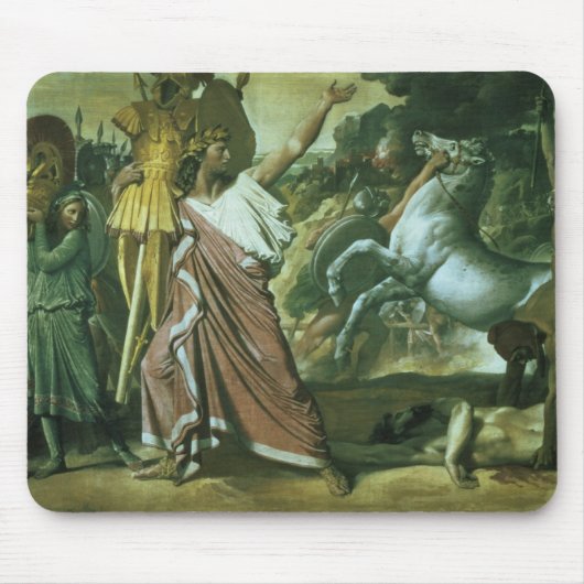 Romulus, veroveraar van Acron, die z'n laartje naa Muismat (Voorkant)