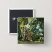 Romulus, veroveraar van Acron, die z'n laartje naa Vierkante Button 5,1 Cm (Voorkant /achterkant)