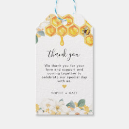 ROMY Bloemen Honing Bumble Bee Favor Tag Cadeaulabel