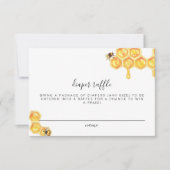Romy - Honeycomb Bijenluier Raffle Ticket Kaart (Voorkant)