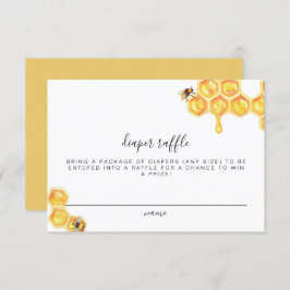 Romy - Honeycomb Bijenluier Raffle Ticket Kaart