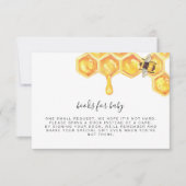 Romy - Honingraat Bijenboeken voor Baby Insert Kaart (Voorkant)