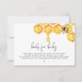 Romy - Honingraat Bijenboeken voor Baby Insert Kaart (Voorkant)