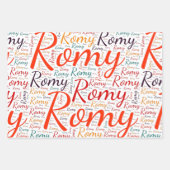 Romy Inpakpapier Vel (Voorkant)