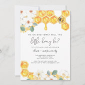 ROMY Rustic Floral Little Honey Bee Gender onthull Kaart (Voorkant)