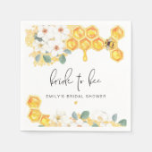 ROMY Rustic Hommels Florale Bruiloft Feest Servet (Voorkant)