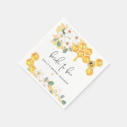 ROMY Rustieke Hommel Bloemrijke Bruiloft Feest Servet (Hoek)
