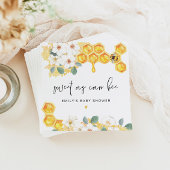 ROMY Sweet as can be White Floral Baby shower Servet