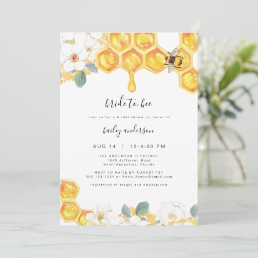 Romy - Vrijgezellenfeest voor honingbijen van Flor Kaart (Staand voorkant)