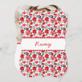 Romy's geboorte kaart (Voorkant / Achterkant)