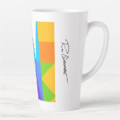 Ron Burkhardt's kunst van het brieflandschap van T Latte Mok (Rechts)