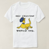 Ron Chatman, Weltindustrie-Skateboard- Entwurf. T-shirt (Design voorkant)