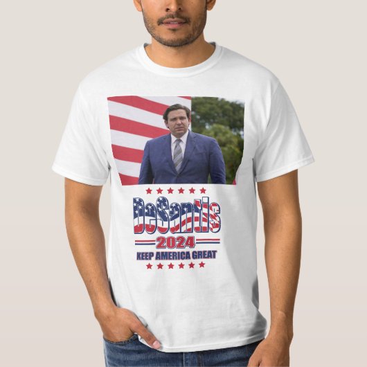Ron de Santis voor President 2024 T-shirt (Voorkant)