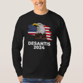 Ron DeSantis 2024 Bald Eagle DeSantis 2024 Republi T-shirt (Voorkant)