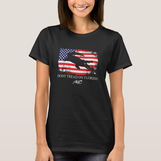 Ron DeSantis 2024  DeSantis Dont Tread on Florida T-shirt (Voorkant)