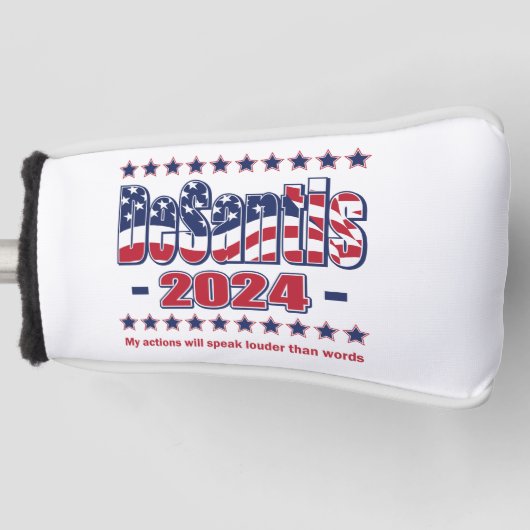 Ron DeSantis 2024 Golfheadcover (Voorkant)