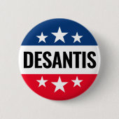 Ron DeSantis 2024 -  Ike Design Ronde Button 5,7 Cm (Voorkant)