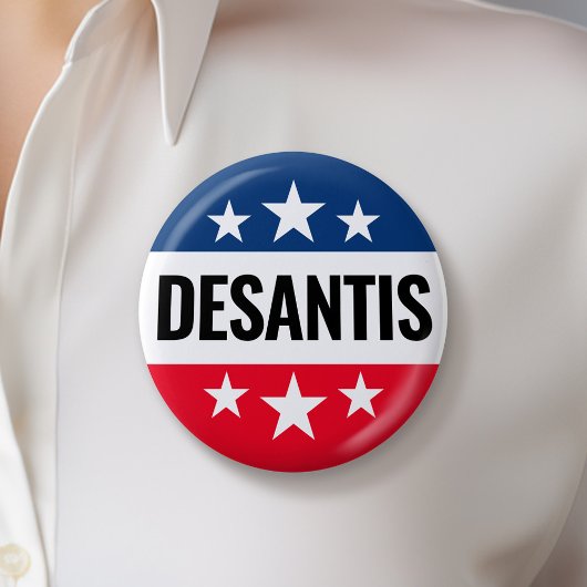 Ron DeSantis 2024 -  Ike Design Ronde Button 5,7 Cm