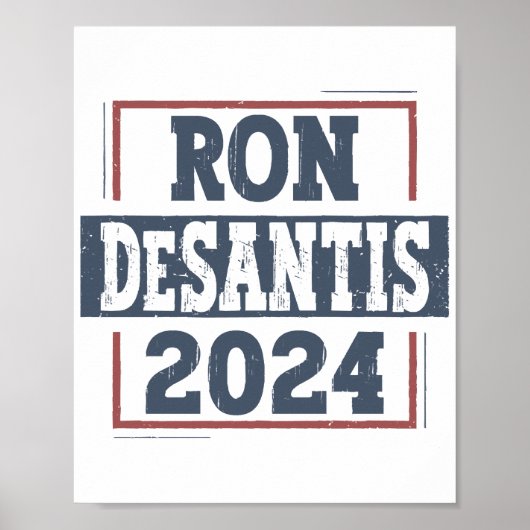 Ron DeSantis 2024 Poster (Voorkant)