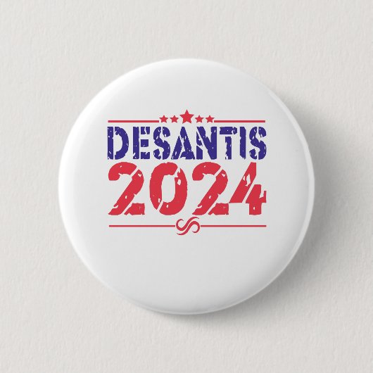 Ron DeSantis 2024 President Verkiezingsartikel Ronde Button 5,7 Cm (Voorkant)