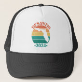 Ron DeSantis 2024 Presidentiële verkiezingen Repub Trucker Pet (Voorkant)