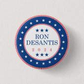 Ron DeSantis 2024 Ronde Button 3,2 Cm (Voorkant)