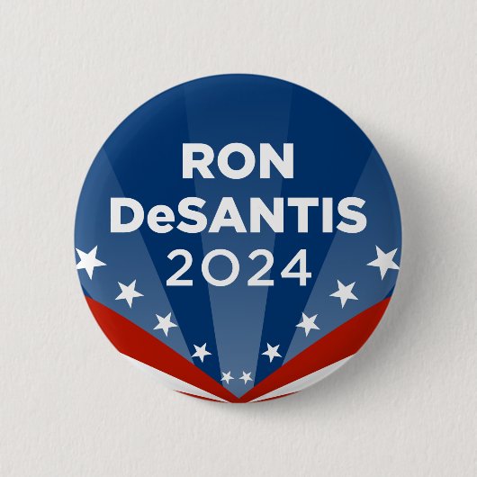 Ron DeSantis 2024 Ronde Button 5,7 Cm (Voorkant)