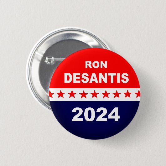 Ron Desantis 2024 Ronde Button 5,7 Cm (Voorkant /achterkant)