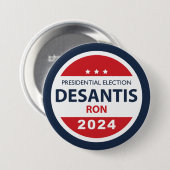 Ron DeSantis 2024 Ronde Button 7,6 Cm (Voorkant /achterkant)