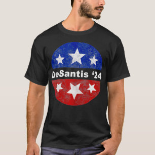 RON DESANTIS 2024 T-shirt DeSantis Button
