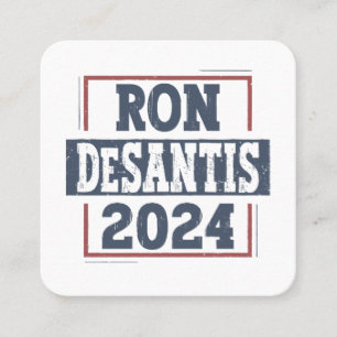 Ron DeSantis 2024 Vierkante Visitekaartje