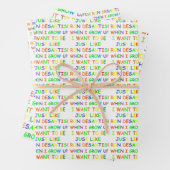 Ron Desantis als ik groot ben Inpakpapier Vel (In situ)