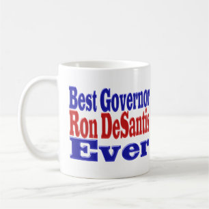 Ron DeSantis beste gouverneur ooit rode blauwe hal Koffiemok