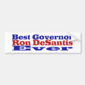 Ron DeSantis beste gouverneur ooit rode blauwe tek Bumpersticker (Voorkant)