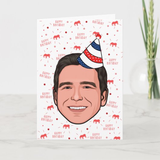 Ron DeSantis Birthday Card Kaart (Voorkant)