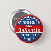 Ron Desantis Campagne Politieke Button (Voorkant /achterkant)