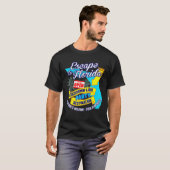 Ron Desantis Escape to Florida Vinatge Funny T-shirt (Voorkant volledig)