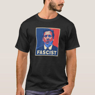 Ron DeSantis fascistische portret Bad Florida Gouv T-shirt