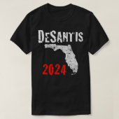 Ron DeSantis Florida Gouverneur van de Republikein T-shirt (Design voorkant)