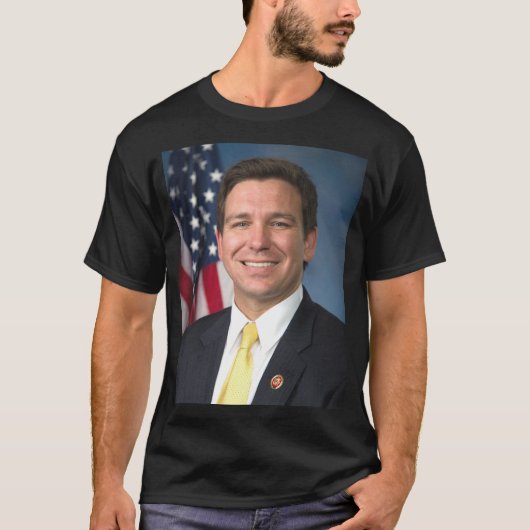 Ron Desantis Officieel portret T-shirt (Voorkant)