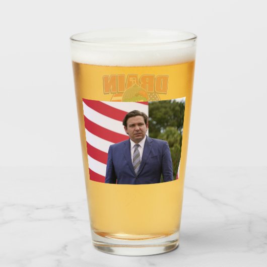 Ron DeSantis trekt het moeras Glas (Voorkant gevuld)