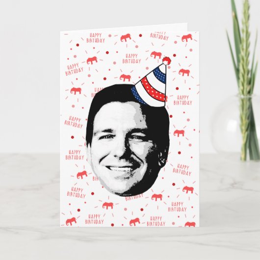 Ron DeSantis Verjaardag Kaart (Voorkant)