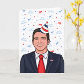 Ron DeSantis Verjaardagskaart Kaart (Gele Bloem)