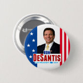 Ron DeSantis voor de Button van Presidenten (Voorkant /achterkant)