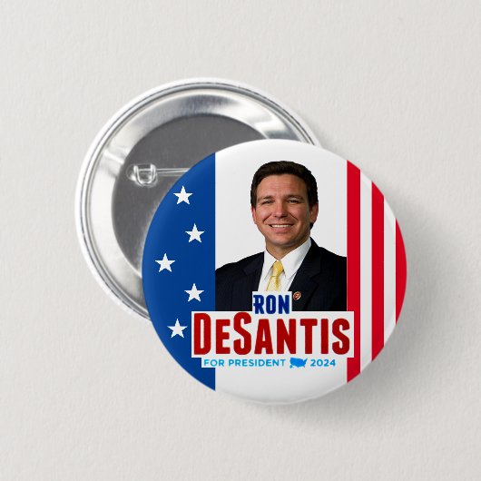 Ron DeSantis voor de Button van Presidenten (Voorkant /achterkant)