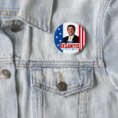 Ron DeSantis voor de Button van Presidenten (In situ)