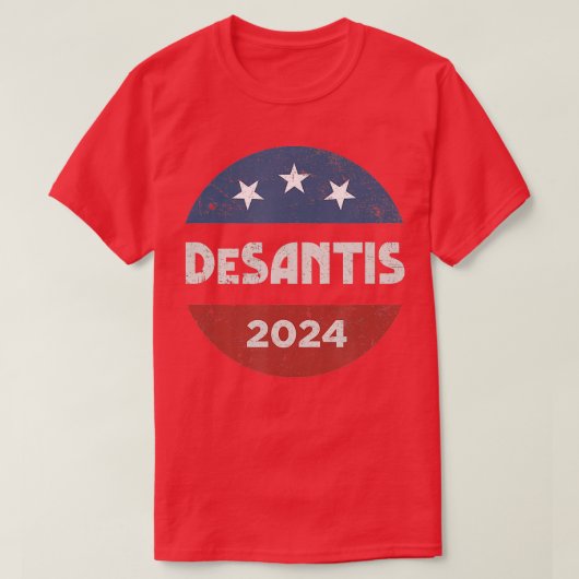 Ron DeSantis voor President 0 campagne T-shirt (Design voorkant)