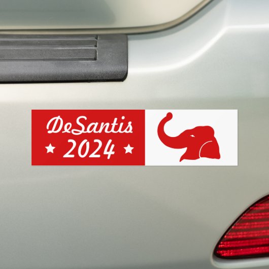 Ron DeSantis voor President 2024 Bumpersticker (Op auto)